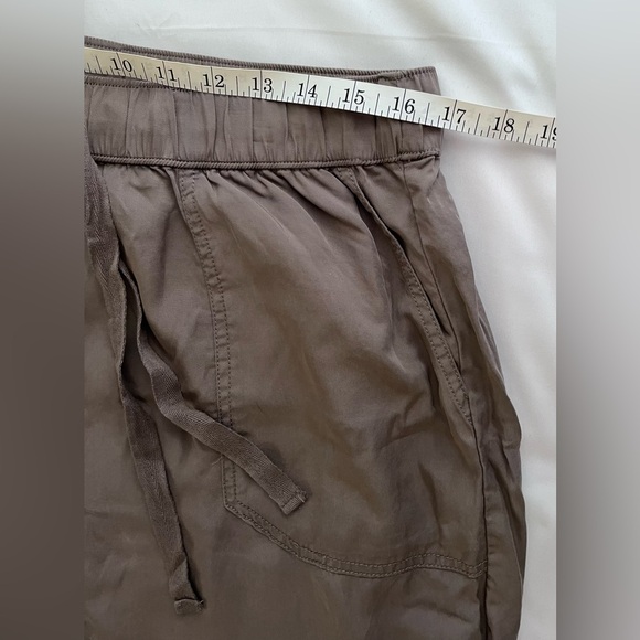For The Republic Wide Leg Pants Taupe Tencel Lightweight Women’s XL Cropped - Picture 8 of 10
